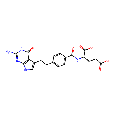 Chemical structure of Pemetrexed EP Impurity E