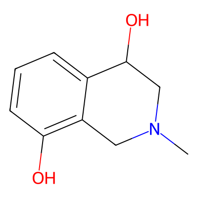 Chemical structure of Phenylephrine 4,8 Isoquinoline analog
