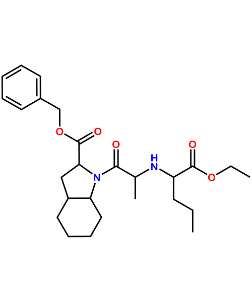 Chemical structure of Perindopril-2-Benzyl Ester