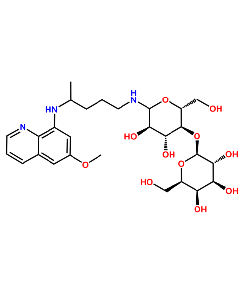 Chemical structure of Primaquine Lactose Adduct
