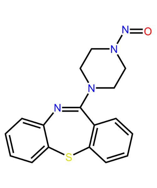 Chemical structure of N-Nitroso Quetiapine Impurity B