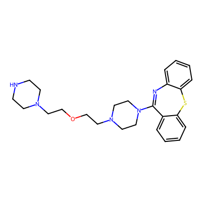Chemical structure of Di-piprazine Quetiapine Impurity
