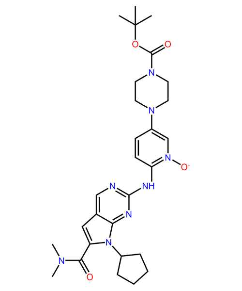 Chemical structure of Ribociclib Impurity 7