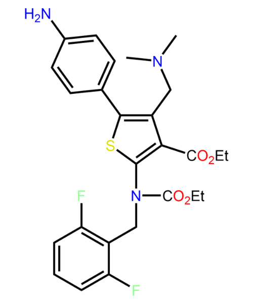 Chemical structure of Relugolix Impurity 10