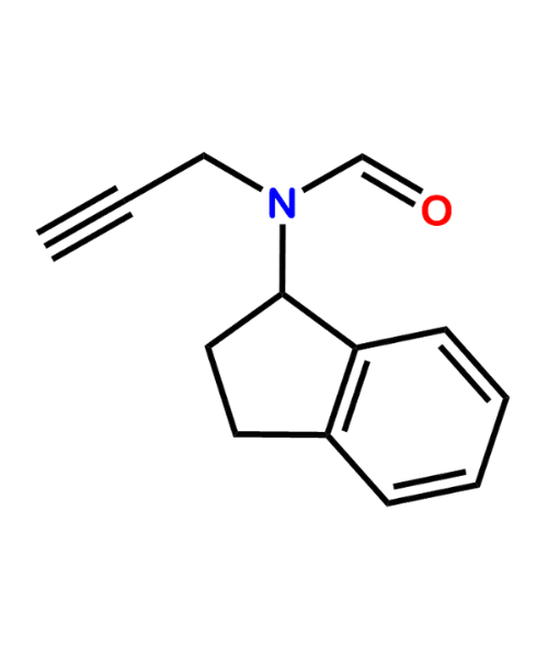 Chemical structure of Rasagiline N-Formyl Impurity