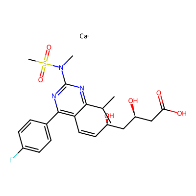 Chemical structure of Rosuvastatin Cis Isomer
