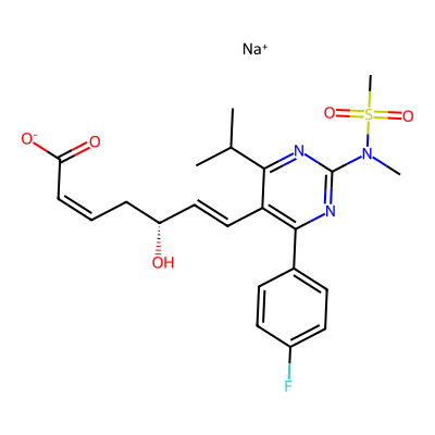 Chemical structure of Rosuvastatin 2,3-Anhydro Acid