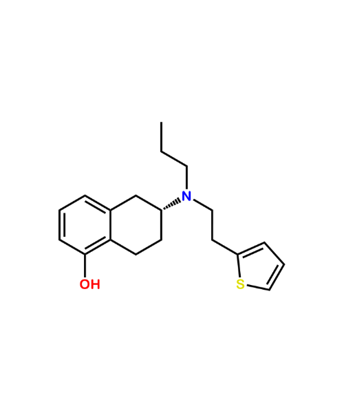 Chemical structure of (R)-Rotigotine