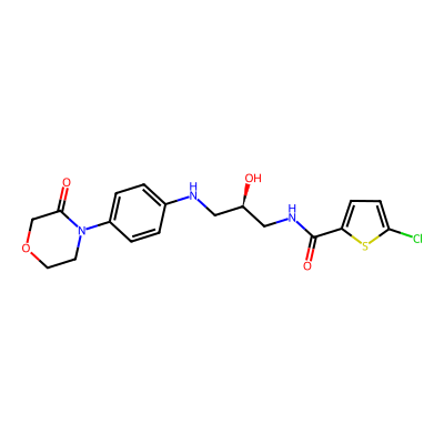 Chemical structure of Decarbonyl Rivaroxaban