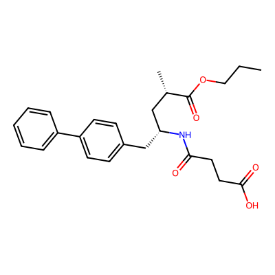 Chemical structure of Sacubitril N-Propyl Ester