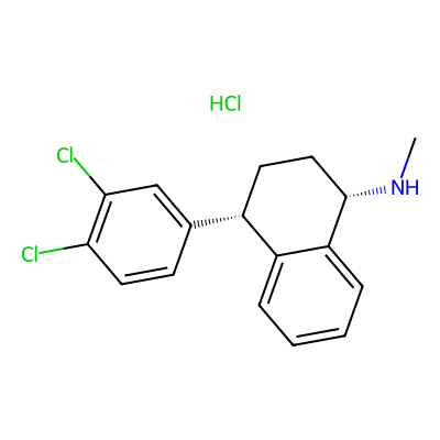 Chemical structure of Sertraline impurity A