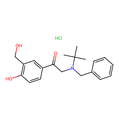 Salbutamol Sulfate - Impurity G (Hydrochloride Salt)