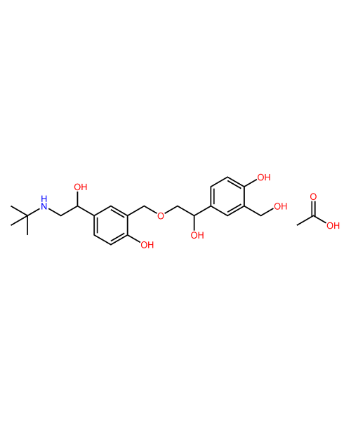 Chemical structure of Salbutamol EP impurity P