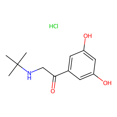 Chemical structure of Terbutaline EP Impurity C
