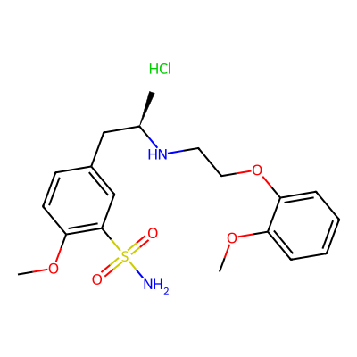 Chemical structure of Tamsulosin Desmethoxy Impurity