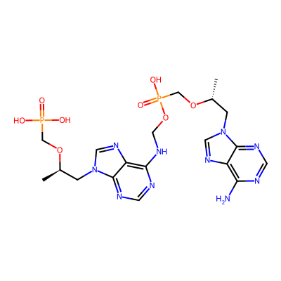 Chemical structure of Tenofovir Disoproxil T4 Impurity