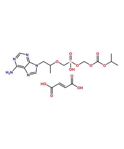 Chemical structure of Tenofovir Disoproxil Isopropyl Impurity