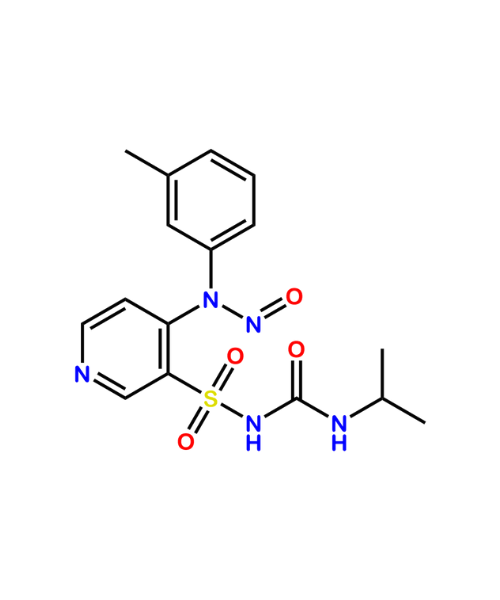 Chemical structure of Torsemide Nitroso Impurity 1