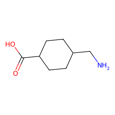 Chemical structure of Tranexamic Acid