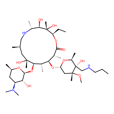 Chemical structure of Tulathromycin A