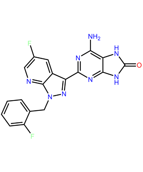 Chemical structure of Vericiguat Impurity A
