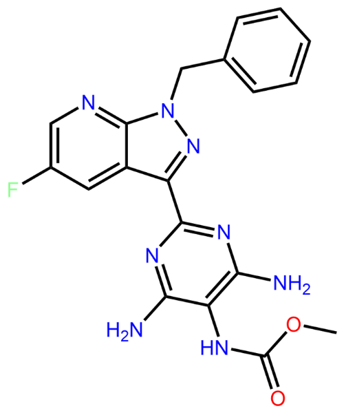 Chemical structure of Vericiguat Impurity E