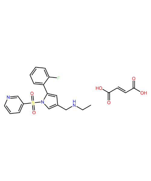 Chemical structure of N-((5-(2-fluorophenyl)-1-(pyridin-3-ylsulfonyl)-1H-pyrrol-3-yl)methyl)propan-2-amine