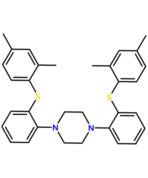 Chemical structure of Vortioxetine Dimer Impurity
