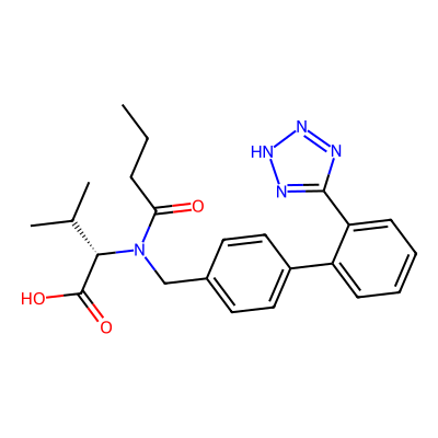 Chemical structure of Valsartan Related Compound B