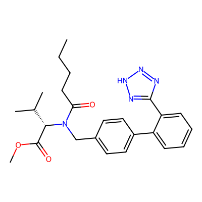 Chemical structure of Valsartan USP Related Compound E