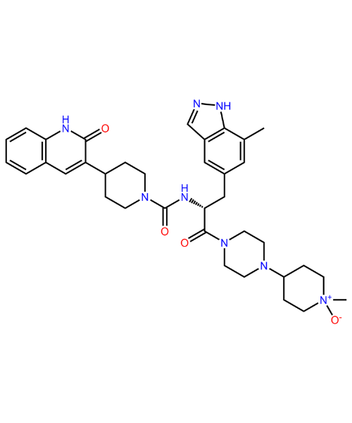 Chemical structure of Zavegepant-N oxide