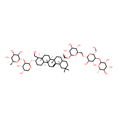 Chemical structure of Hederacoside