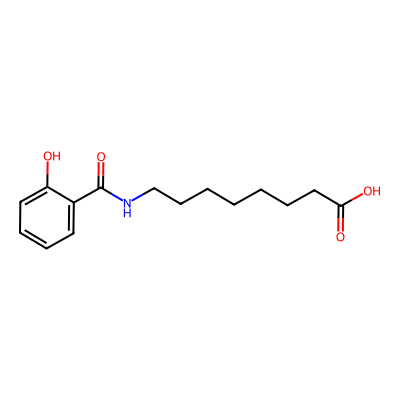 Chemical structure of Salcaprozate