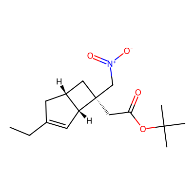 Chemical structure of Mirogabalin Nitro Impurity 