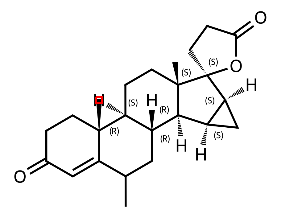 Chemical structure of 6-Methyl Drospirenone