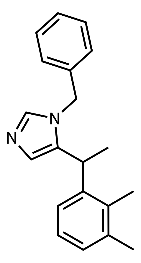 Chemical structure of N-Benzyl medetomidine