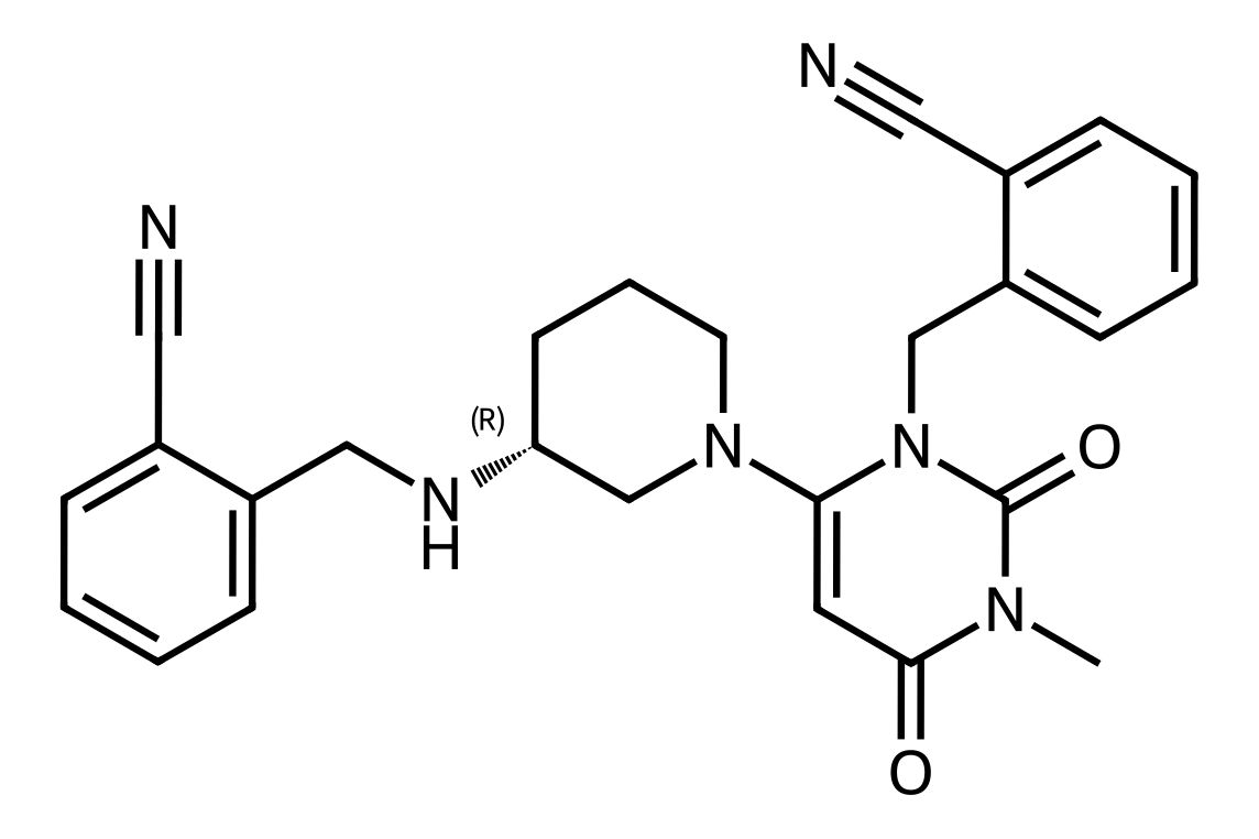 Chemical structure of Alogliptin Impurity E